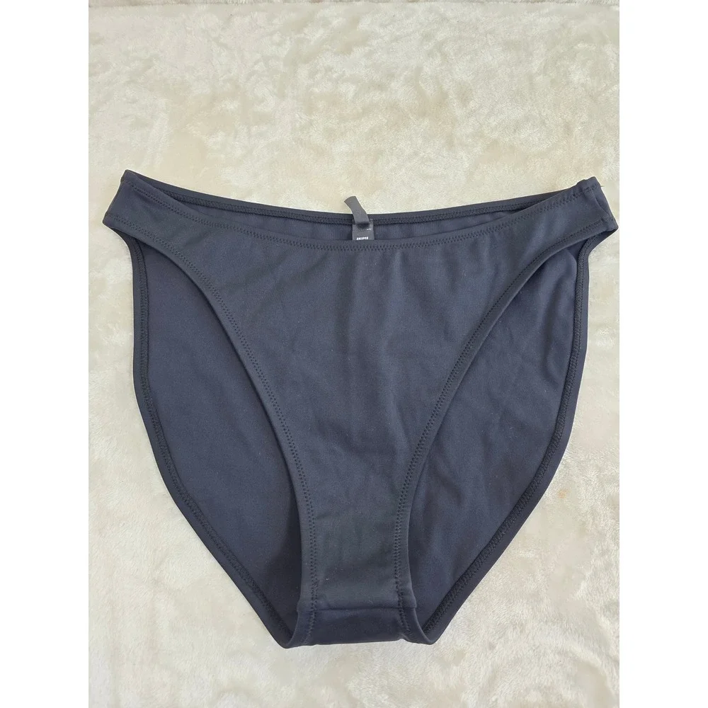 SKIMS Swim High‎ Waisted Bikini Bottom Onyx Black SW-BKN-0120 Size 2X NWT